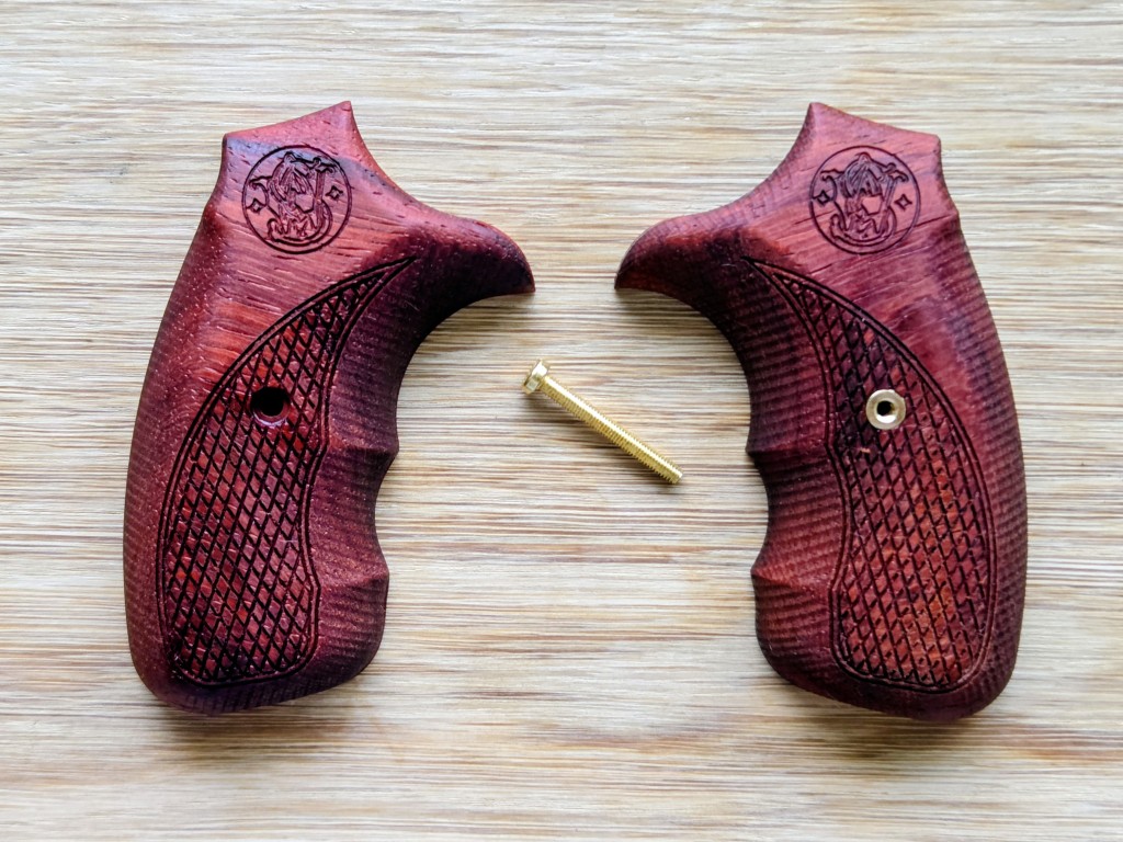 Plaquettes en palissandre pour revolver Smith & Wesson Top-Break .32 S&W